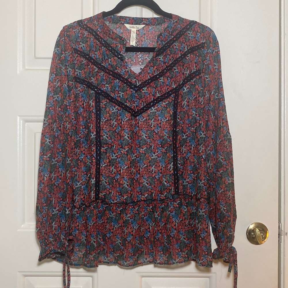 NWT Matilda Jane Carol Floral Blouse